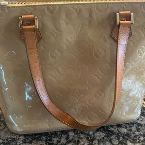 Cream LV Vintage Tote